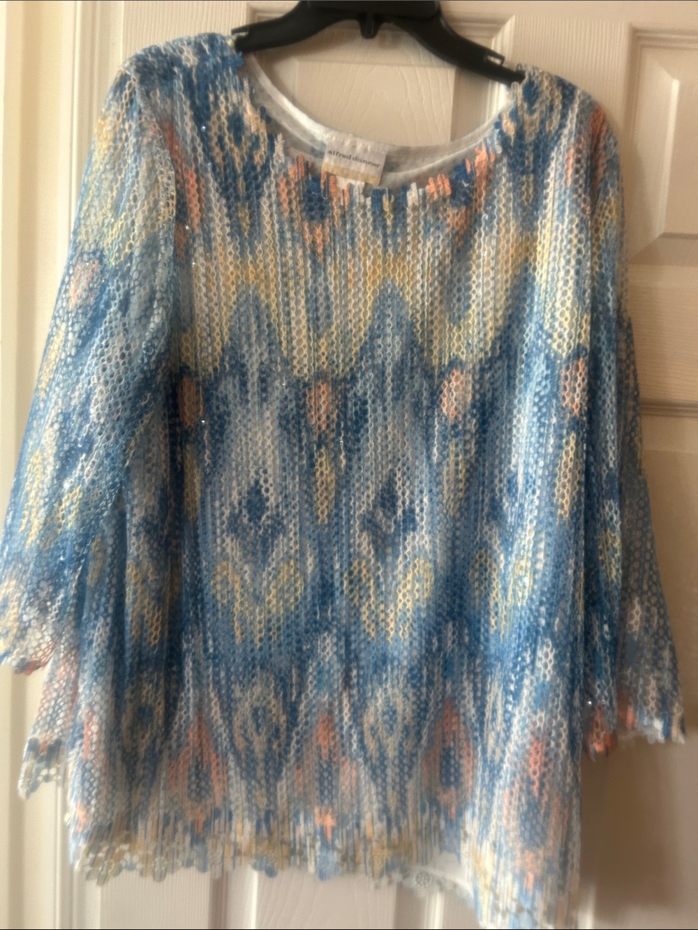 NWT Sz 2x Alfred Dunner out of the blue top